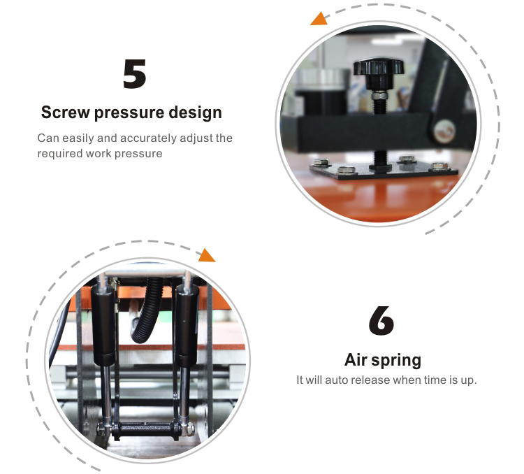 Semi Auto 40X60cm T-shirts Sublimation Transfer Heat Press Machine With Double Station